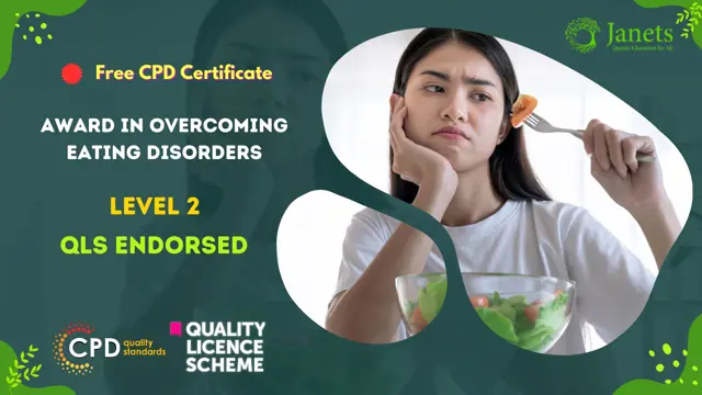 Award in Overcoming Eating Disorders at QLS Level 2
