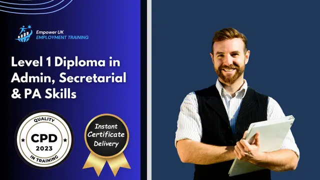 Level 1 Diploma in Admin, Secretarial & PA Skills
