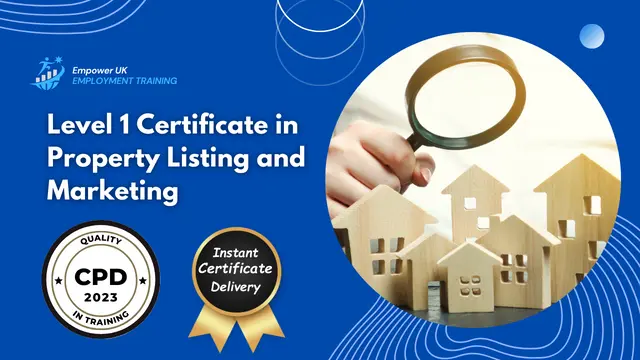 Level 1 Certificate in Property Listing and Marketing