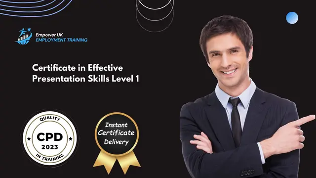 Certificate in Effective Presentation Skills Level 1