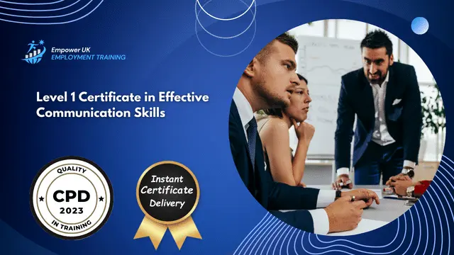 Level 1 Certificate in Effective Communication Skills