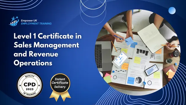 Level 1 Certificate in Sales Management and Revenue Operations