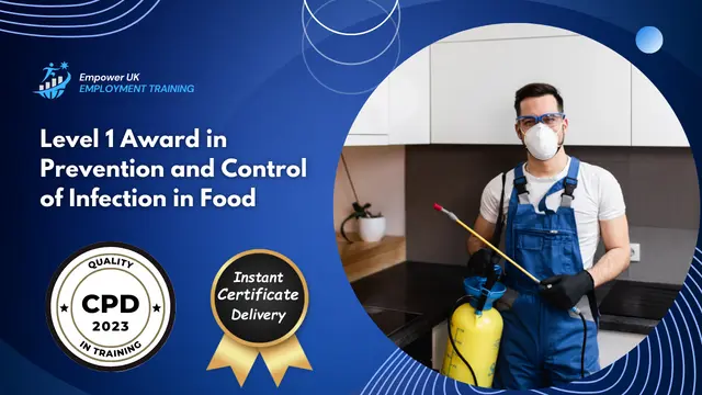Level 1 Award in Prevention and Control of Infection in Food