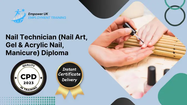 Nail Technician (Nail Art, Gel & Acrylic Nail, Manicure) Diploma