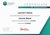 Training Express Certificate 