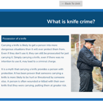 Knife Crime Awareness - Slide Overview