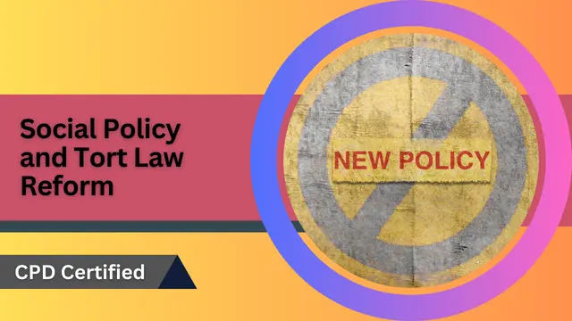 Social Policy and Tort Law Reform