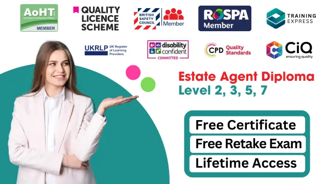 Estate Agent Diploma - Level 2, 3, 5, 7 (QLS Endorsed Complete Career Bundle)