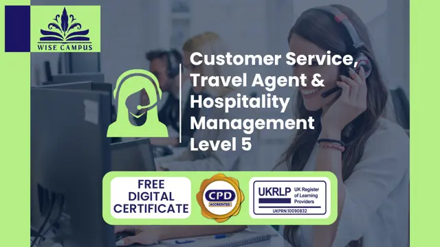 Customer Service, Travel Agent & Hospitality Management Level 5