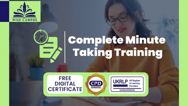 Complete Minute Taking Training - CPD Accredited