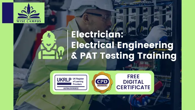 Electrician: Electrical Engineering & PAT Testing Training CPD - Certified