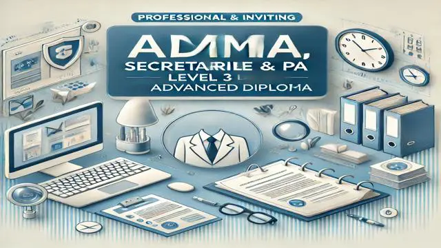 Admin, secretarial & PA Level 3 Advanced Diploma