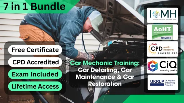 Car Mechanic Training: Car Detailing, Car Maintenance & Car Restoration