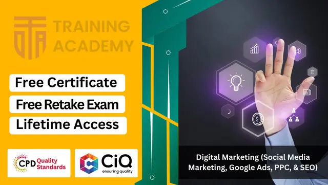 Advanced Diploma in Digital Marketing (Social Media Marketing, Google Ads, PPC, & SEO)