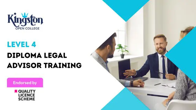 Diploma Legal Advisor Training - Level 4 (QLS Endorsed)