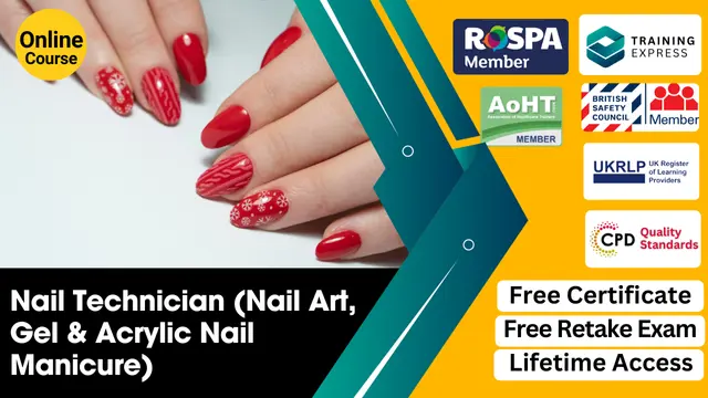 Nail Technician (Nail Art, Gel & Acrylic Nail Manicure) Diploma With Complete Career Guide