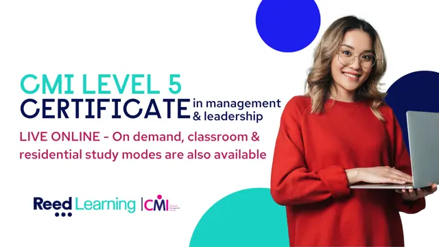 CMI Level 5 Certificate in Management and Leadership: Live online 