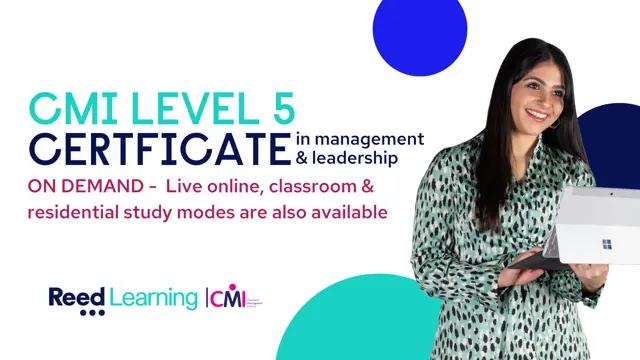 CMI Level 5 Certificate in Management and Leadership: On demand