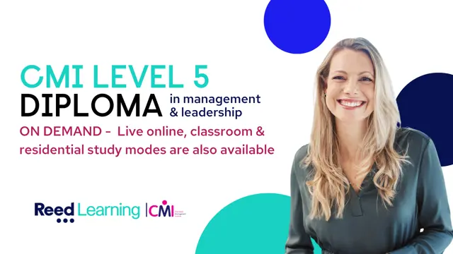 CMI Level 5 Diploma in Management and Leadership: On demand 