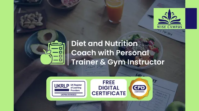 Diet and Nutrition Coach with Personal Trainer & Gym Instructor
