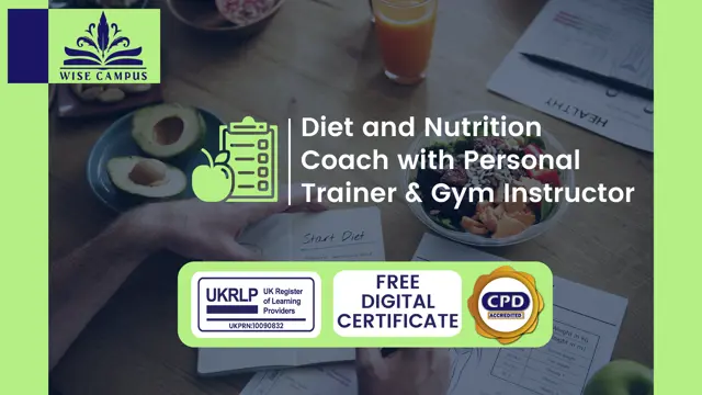 Diet and Nutrition Coach with Personal Trainer & Gym Instructor