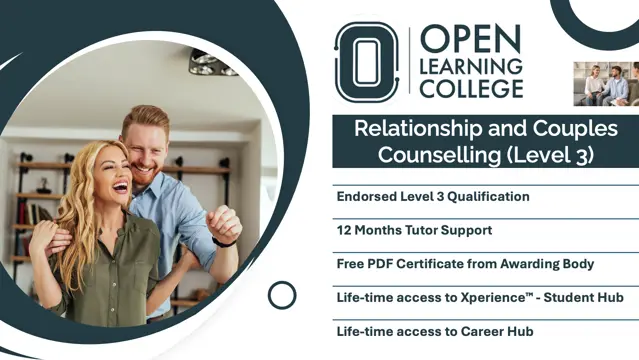 Relationship and Couples Counselling (Level 3) Diploma