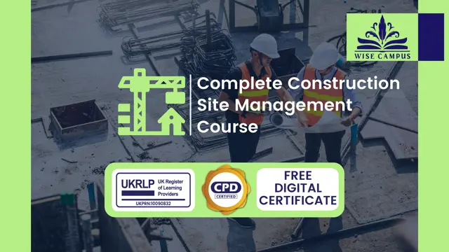 Complete Construction Site Management Course