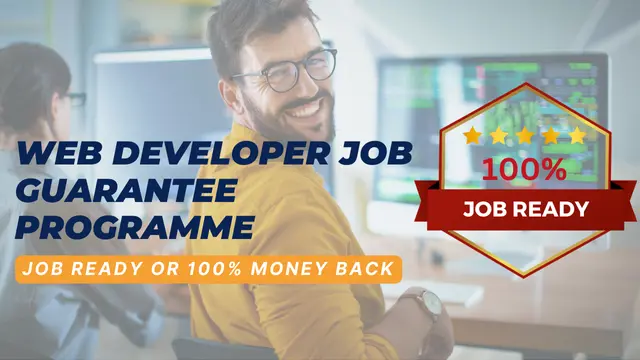 Web Developer Job Ready Programme with Career Support & Money Back Guarantee