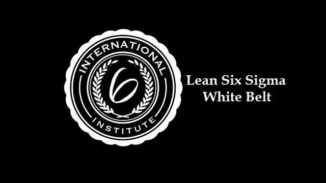ILSSI Certified Lean Six Sigma White Belt Self-Paced Training