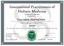 IPHM Accredited Sample Certificate