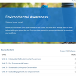 Environmental Awareness Unit Overview