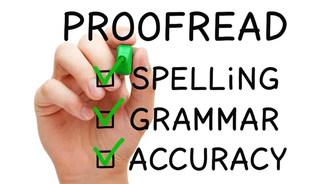 Level 5 Proofreading and Editing
