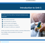 Asthma Training for Schools Slide Overview