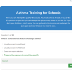 Asthma Training for Schools Quiz Overview