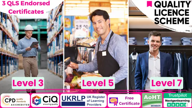 Supply Chain Management, Retail Management & Visual Merchandising Level 3, 5 & 7 at QLS