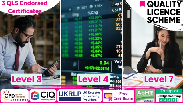 Forex Trading, Stock Trading & Financial Analysis Level 3, 4 & 7 at QLS