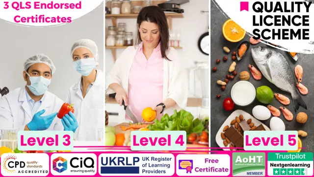HACCP Food Safety, Allergen Awareness & Nutrition at QLS Level 3, 4 & 5 at QLS