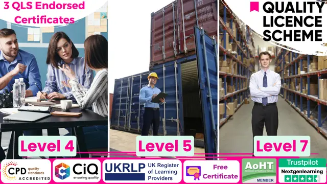 Logistics Management, Import/Export & Business Development at QLS Level 4, 5 & 7 