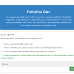 Palliative Care Quiz Overview