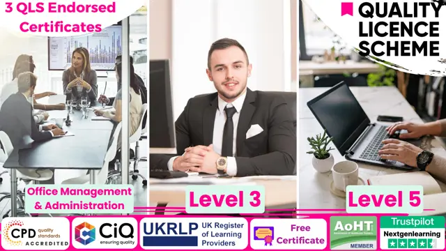 Office Management, Admin, Secretarial & PA with Touch Typing Level 3, 5 at QLS