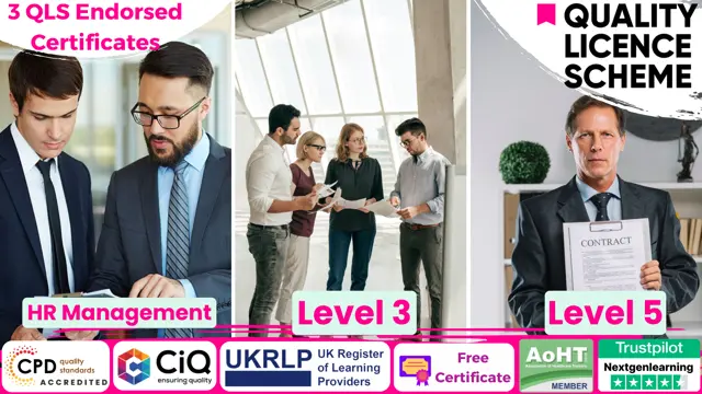 HR Management, Recruitment & Employment Law Level 3 & 5 at QLS