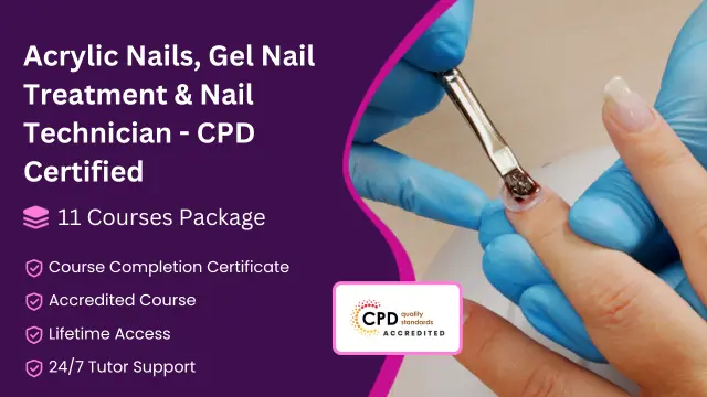 Acrylic Nails, Gel Nail Treatment & Nail Technician - CPD Certified
