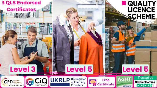 Retail Management, Visual Merchandising & Logistics Management at QLS Level 3 & 5