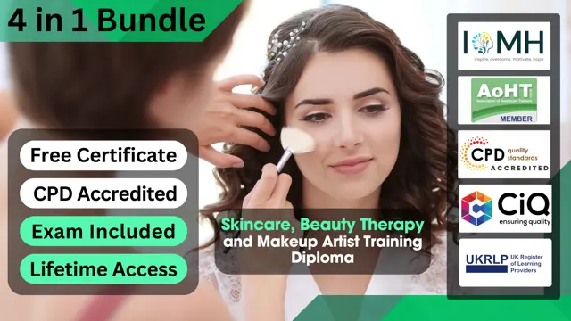 Skincare, Beauty Therapy and Makeup Artist Training Diploma
