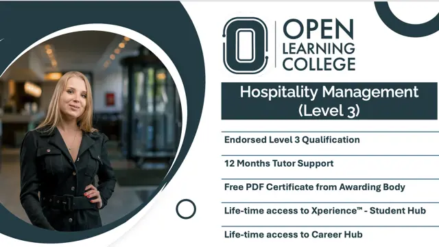 Hospitality Management Level 3 (QLS) Course