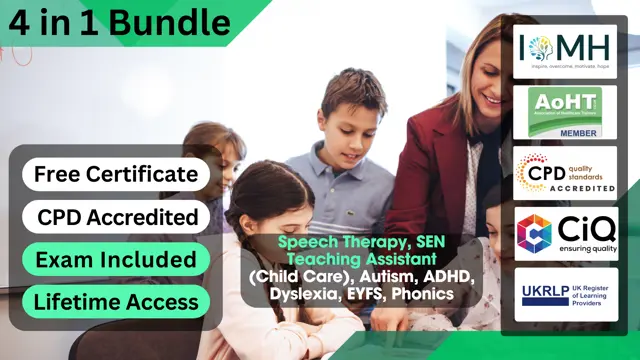 Speech Therapy, SEN Teaching Assistant (Child Care), Autism, ADHD, Dyslexia, EYFS, Phonics