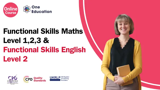 Functional Skills Maths Level 1,2,3 & Functional Skills English Level 2 - QLS Endorsed