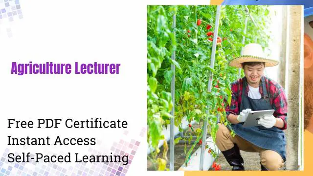 Agriculture Lecturer