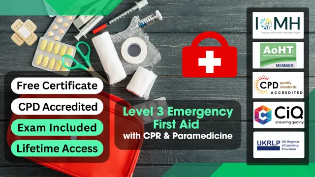 Level 3 Emergency First Aid with CPR & Paramedicine