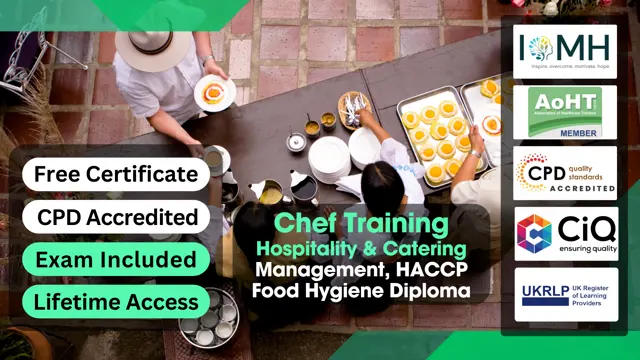 Chef Training, Hospitality & Catering Management, HACCP Food Hygiene Diploma